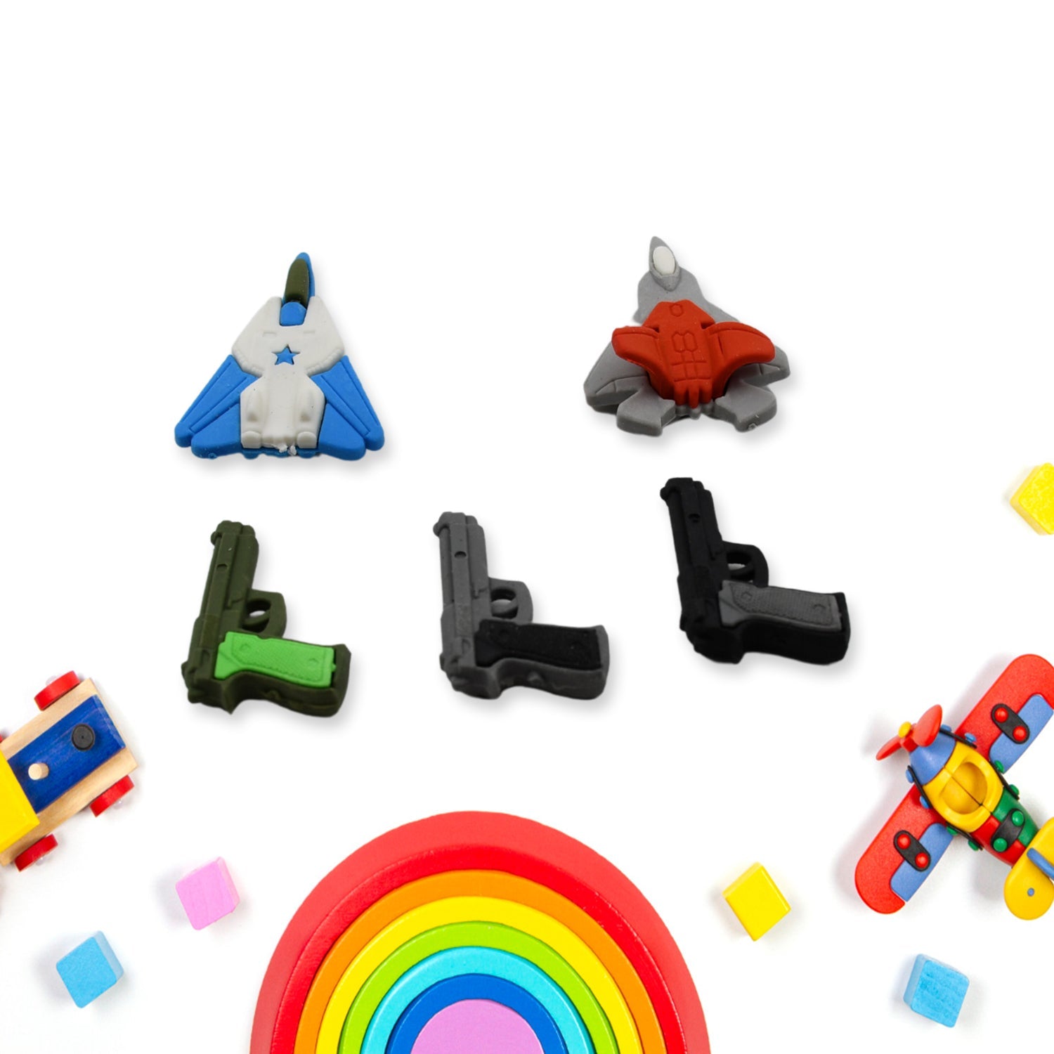 4571 Eraser for Kids| Gun & Plane Shape Eraser| Eraser Set Box| School Eraser| Stylish Eraser| Eraser for Kids School| Eraser for Artist| Cute| Birthday Gifts for Kids, Birthday Return Gifts (5 Pc set) 4571 Eraser for Kids| Gun & Plane Shape Eraser| Eraser Set Box| School Eraser| Stylish Eraser| Eraser for Kids School| Eraser for Artist| Cute| Birthday Gifts for Kids, Birthday Return Gifts (5 Pc set)